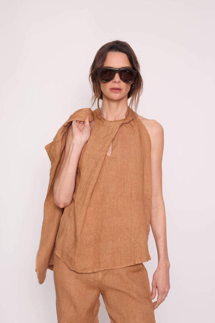 Polera Monica camel