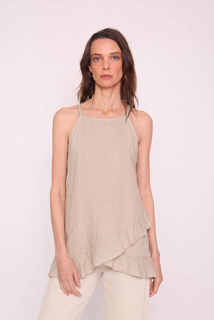 Polera Nicole beige