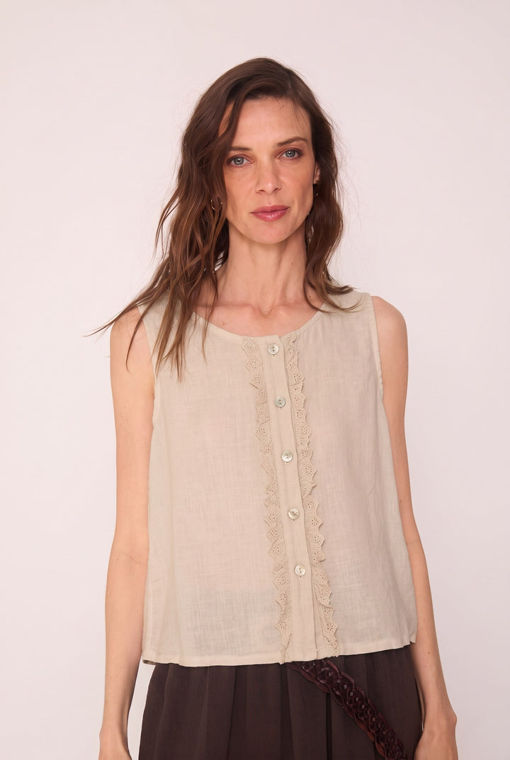 Polera Pascal beige