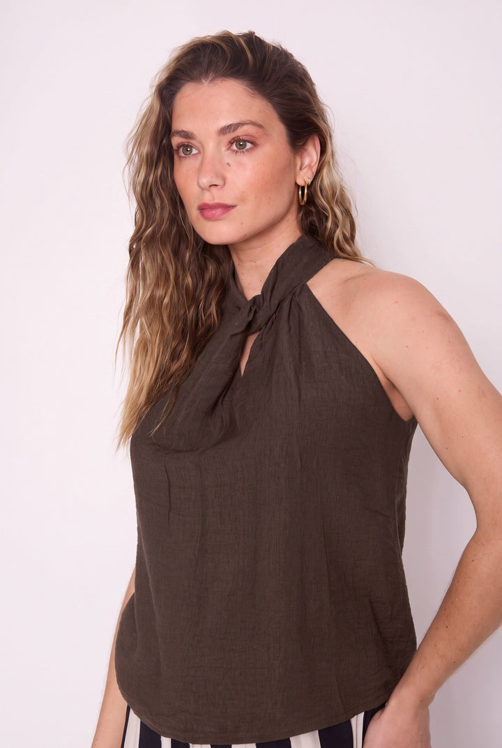 Polera Patricia café