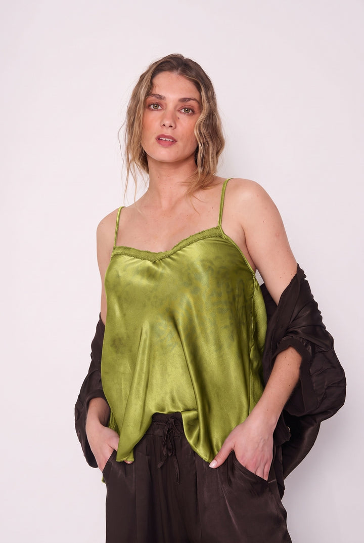 Polera Paula pistacho