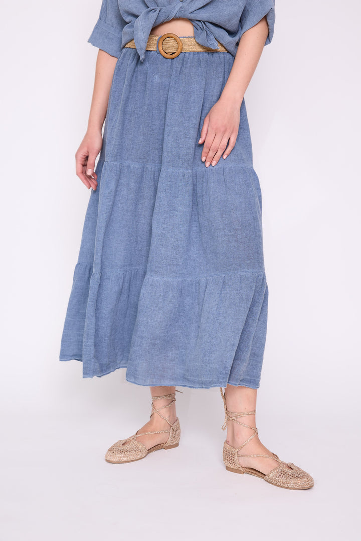 Pollera Alba azul