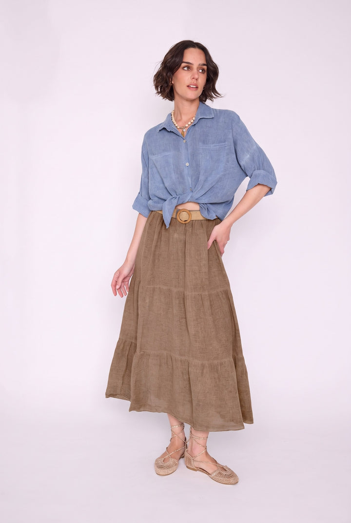 Pollera Alba camel
