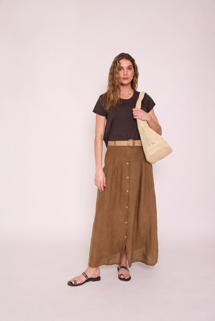 Pollera Alicia camel