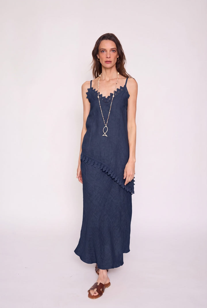 Pollera Amalia azul