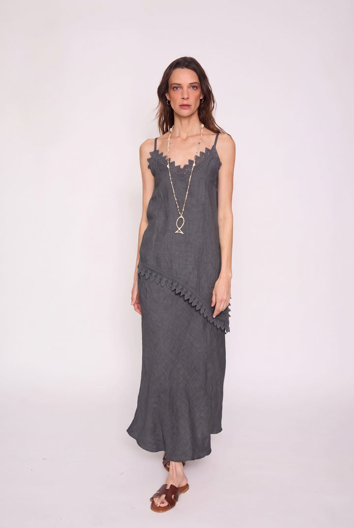 Pollera Amalia gris