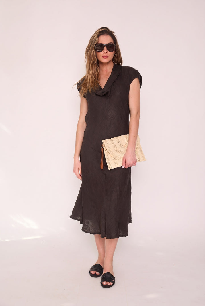 Vestido Ana café