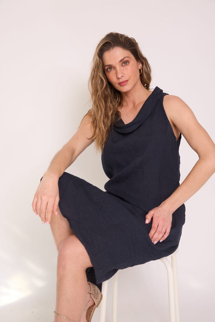 Vestido Aurora azul