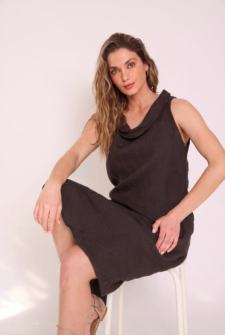 Vestido Aurora café