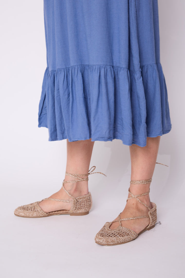 Vestido Fernanda celeste