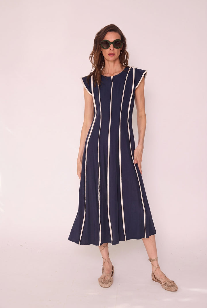 Vestido Flora azul