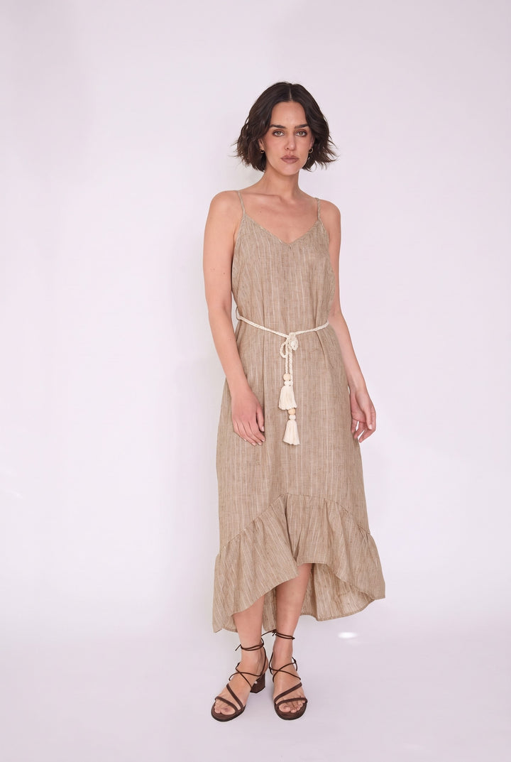 Vestido Florencia beige