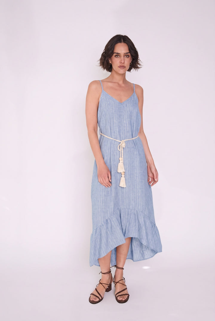Vestido Florencia celeste