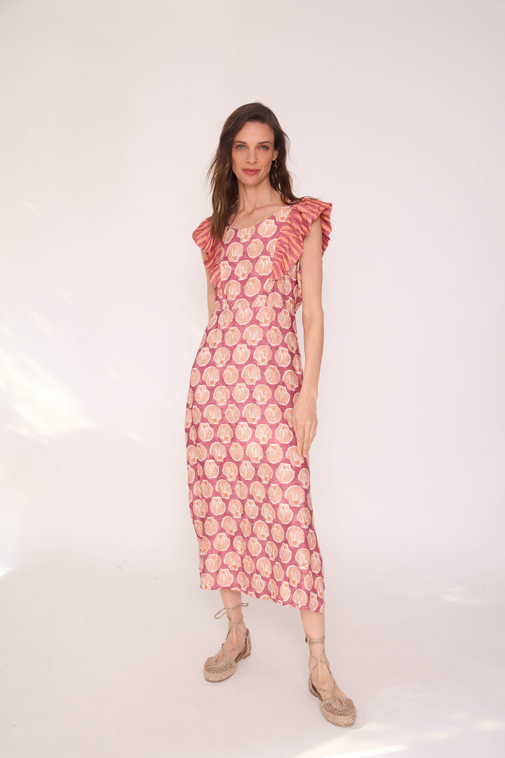 Vestido Francisca rosa