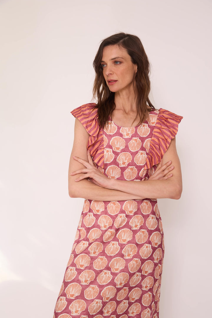Vestido Francisca rosa