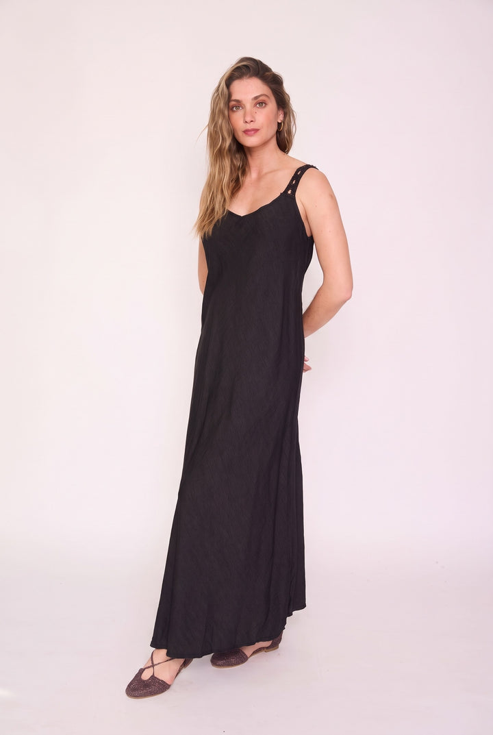 Vestido Gardenia negro