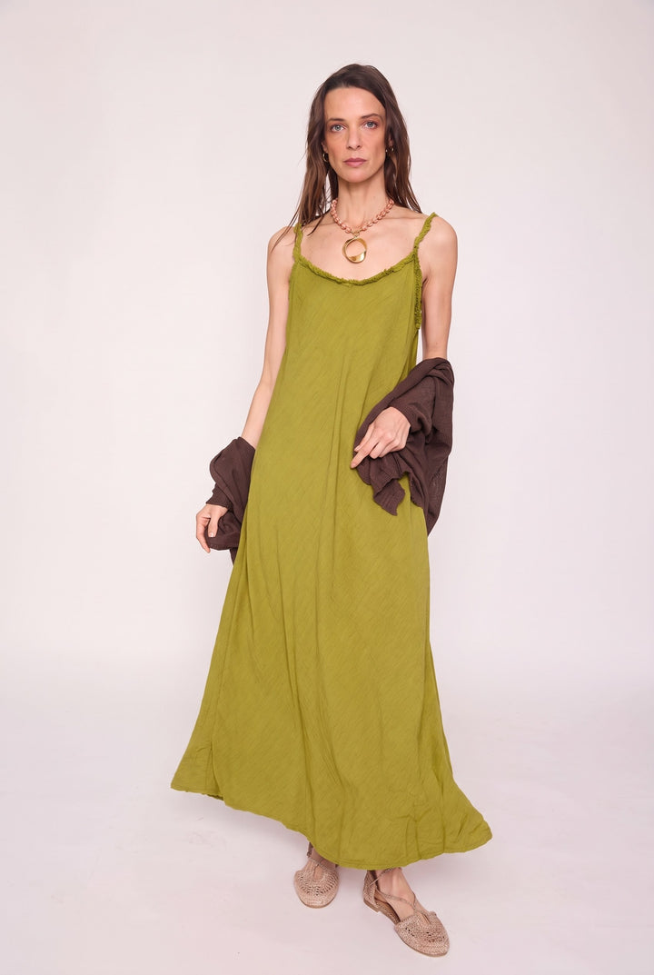 Vestido Gema pistacho